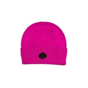 NWT - Kate Spade New York - Flocked Ribbed Spade Beanie